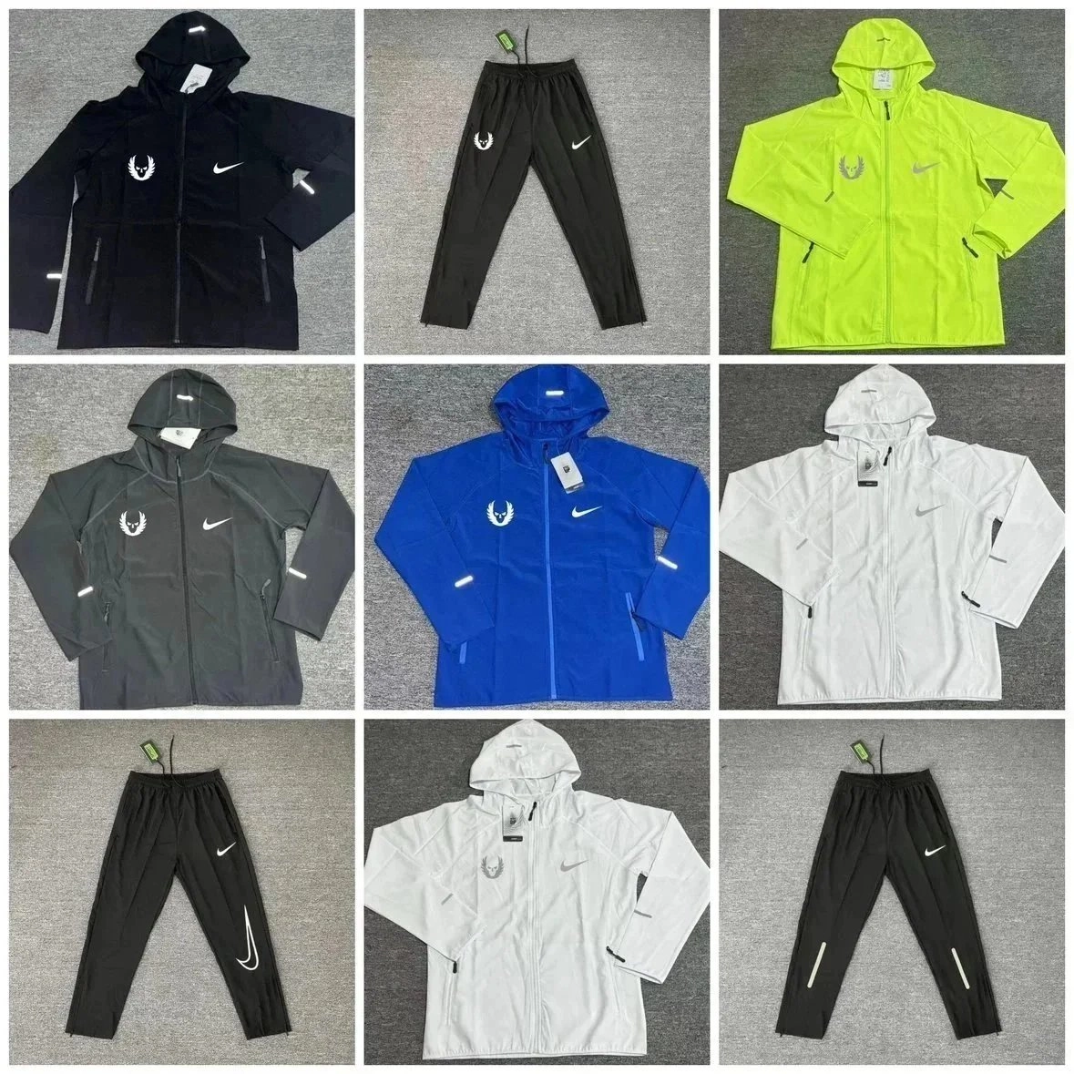 Nike Windrunner Hooded Jacket - Volt Reflective Edition