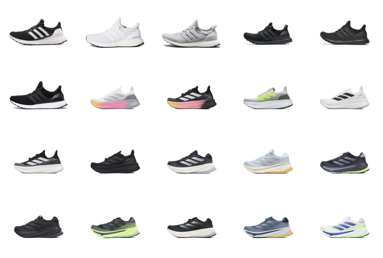 Adidas Ultraboost 22 Black White Running Shoes with Boost Midsole