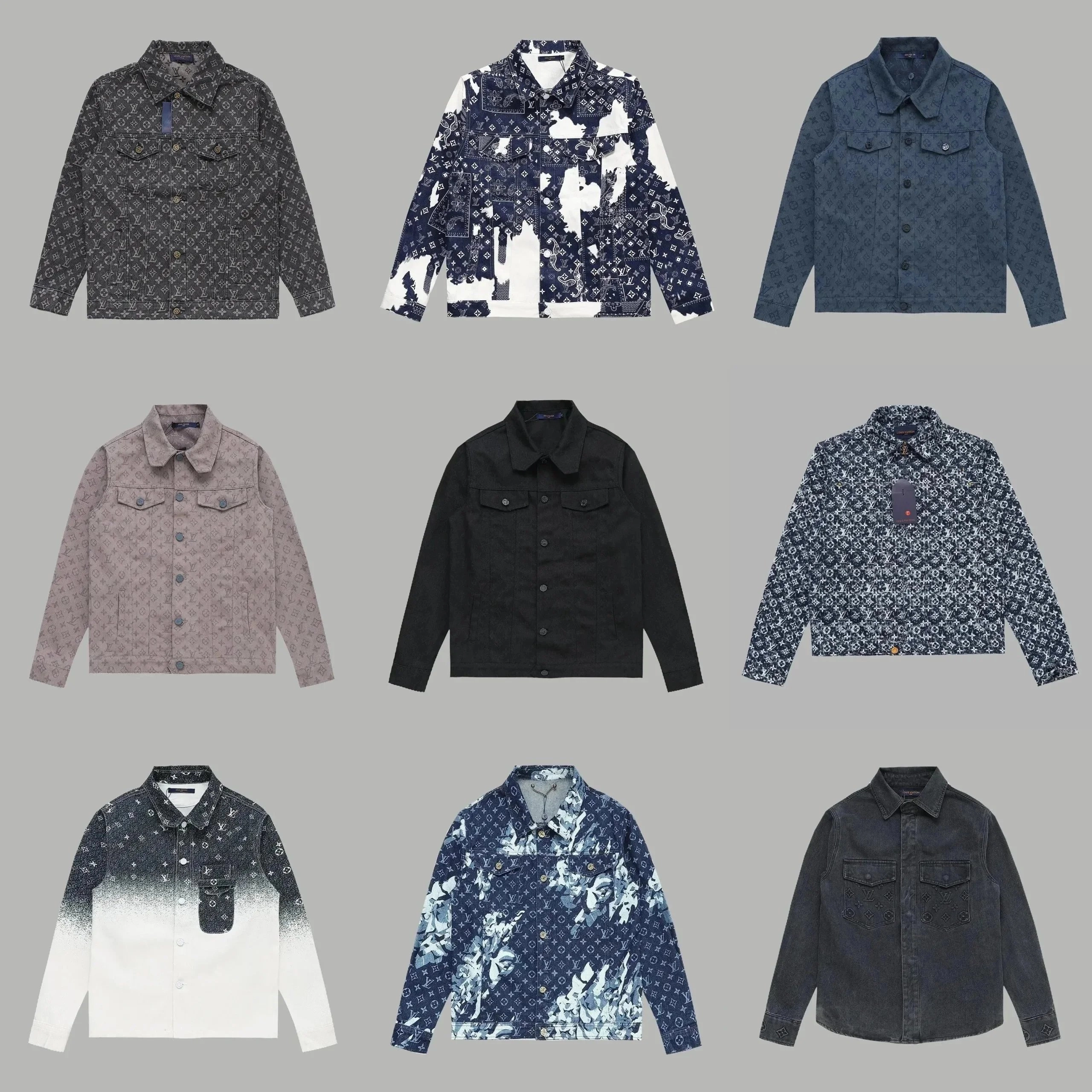 Louis Vuitton Monogram Denim Trucker Jacket - Navy Blue Patchwork
