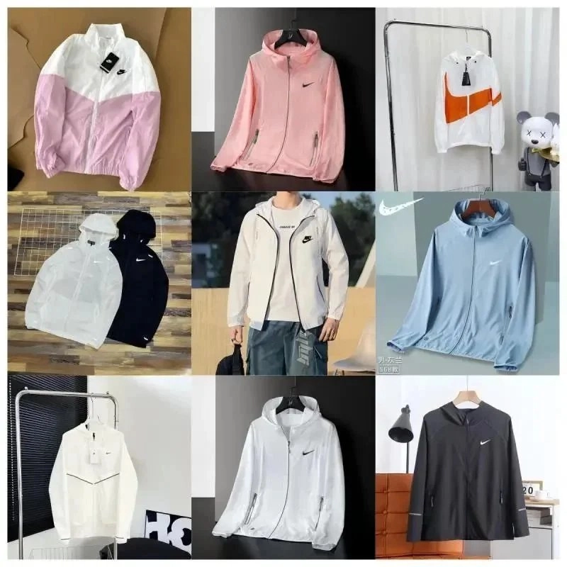 Nike Windrunner Hooded Jacket - Pink Colorblock Lightweight