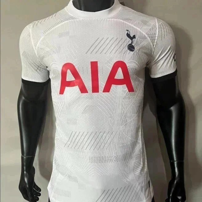 Tottenham Hotspur 2023-24 Away Jersey White Geometric Pattern