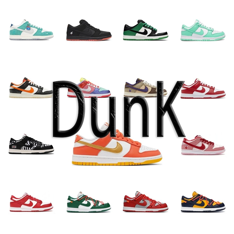 Nike Dunk Low Orange Gold Swoosh White Yellow Sole