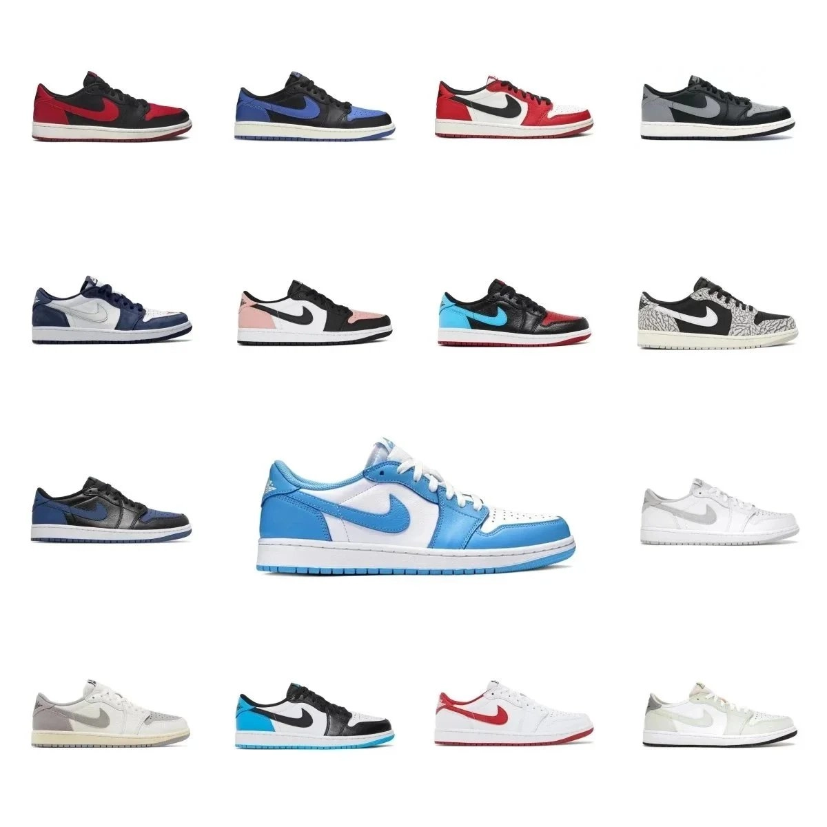 Nike Air Jordan 1 Low University Blue White Black