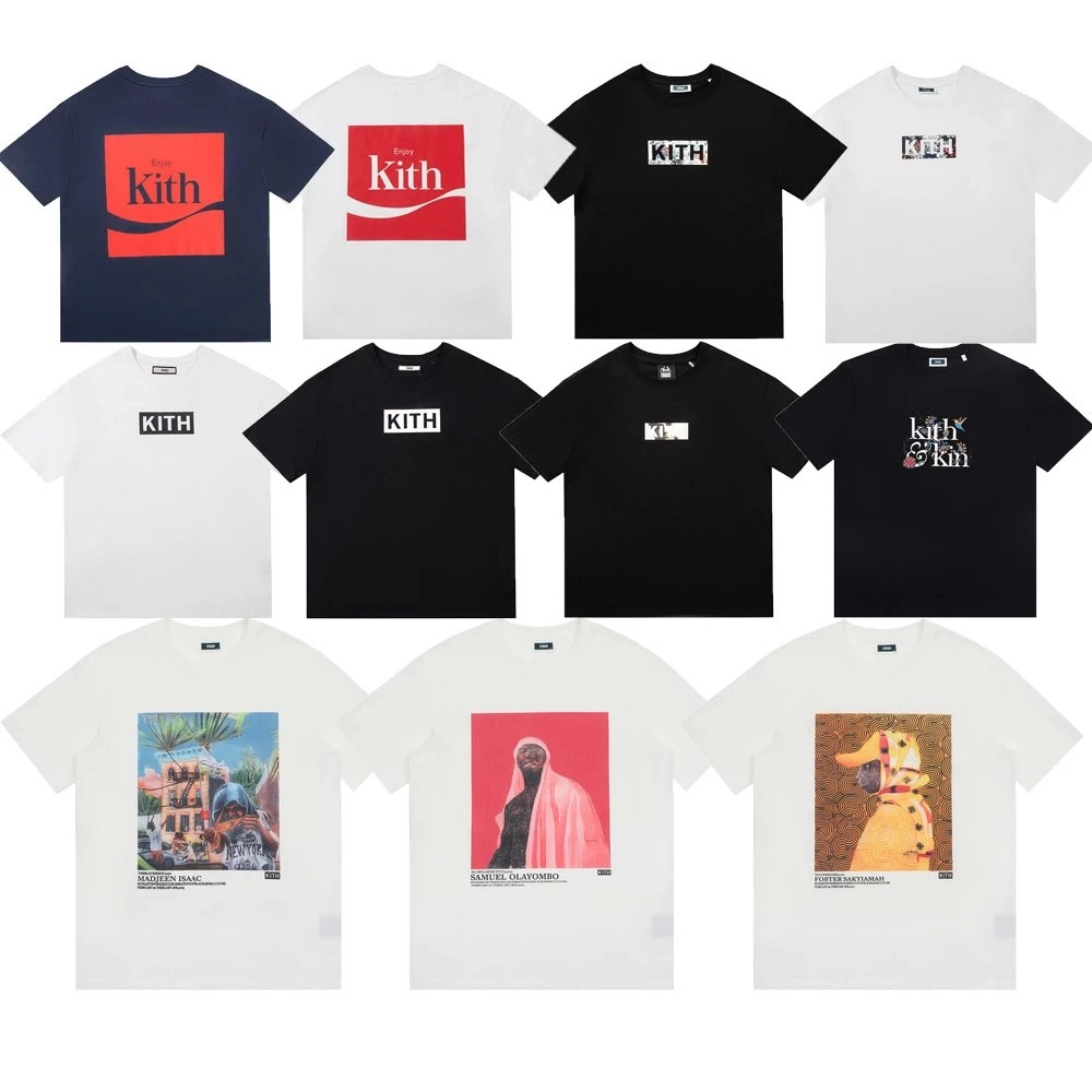 KITH Coca-Cola Collaboration Graphic T-Shirt Navy Blue