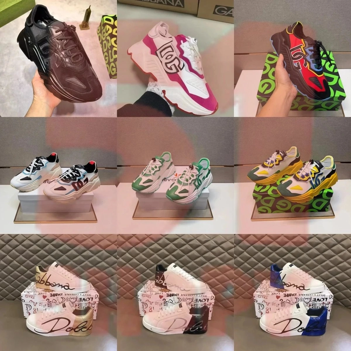 Dolce & Gabbana DG Runner Bold Logo Chunky Sneakers