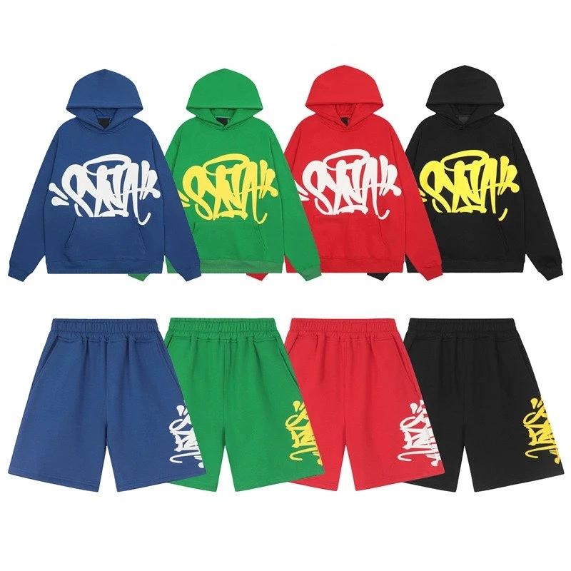 SNTK Graffiti Hoodie and Shorts Set - Bold Streetwear Collection