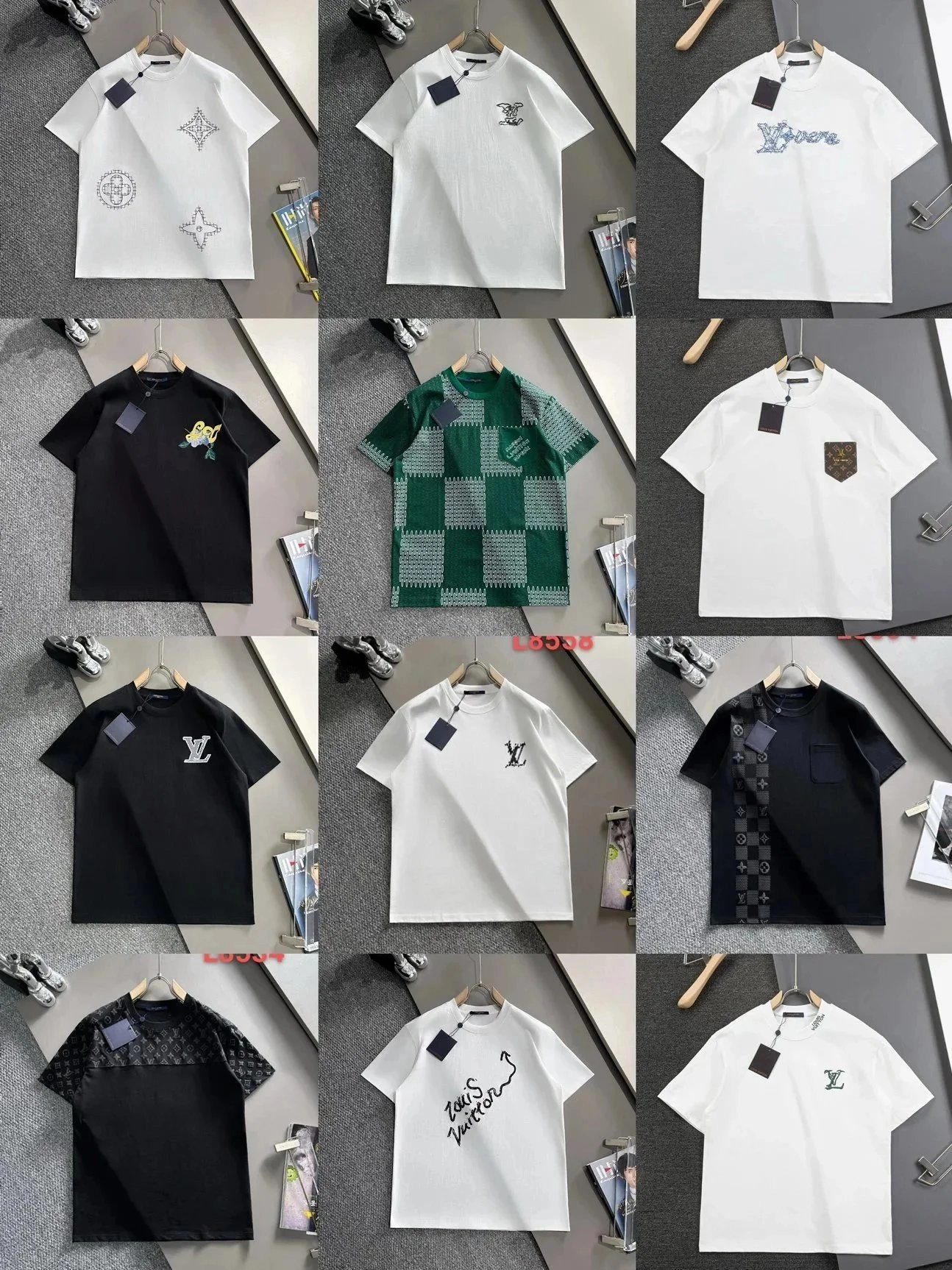 Louis Vuitton Monogram Embroidered Pocket T-Shirt White