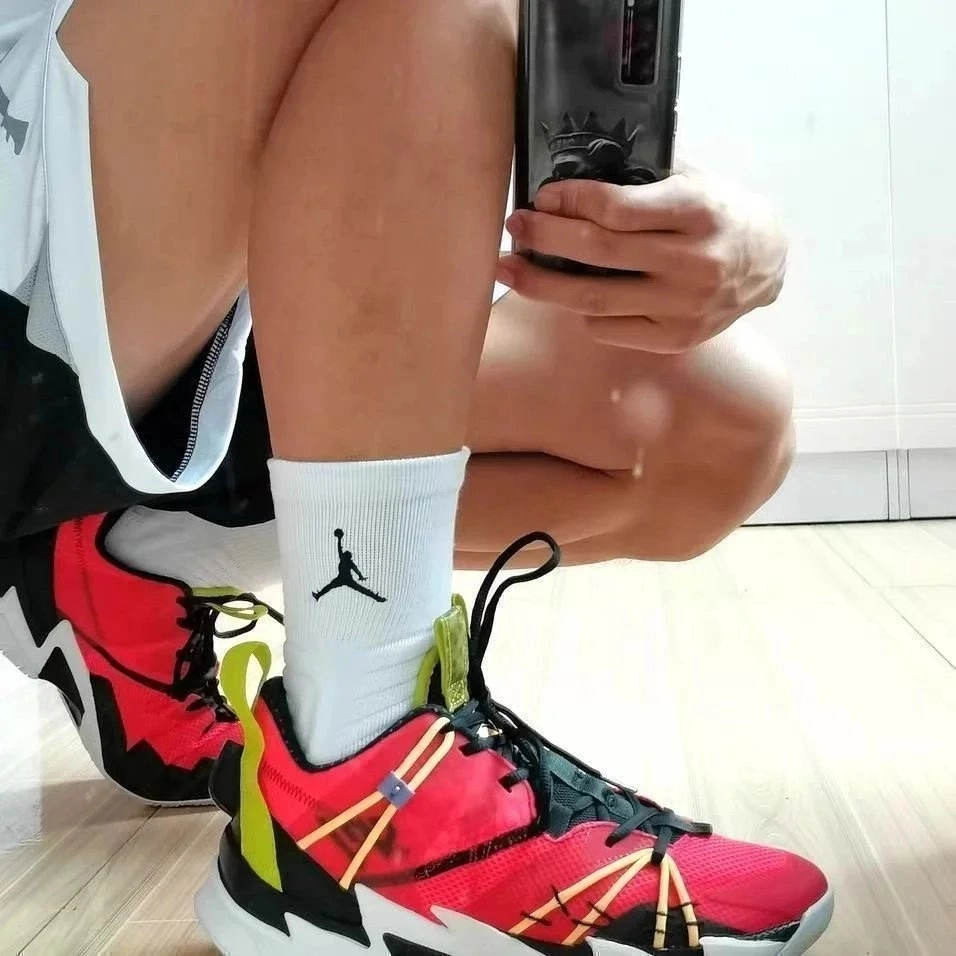 Jordan Why Not Zer0.5 Red Black Volt Basketball Shoes