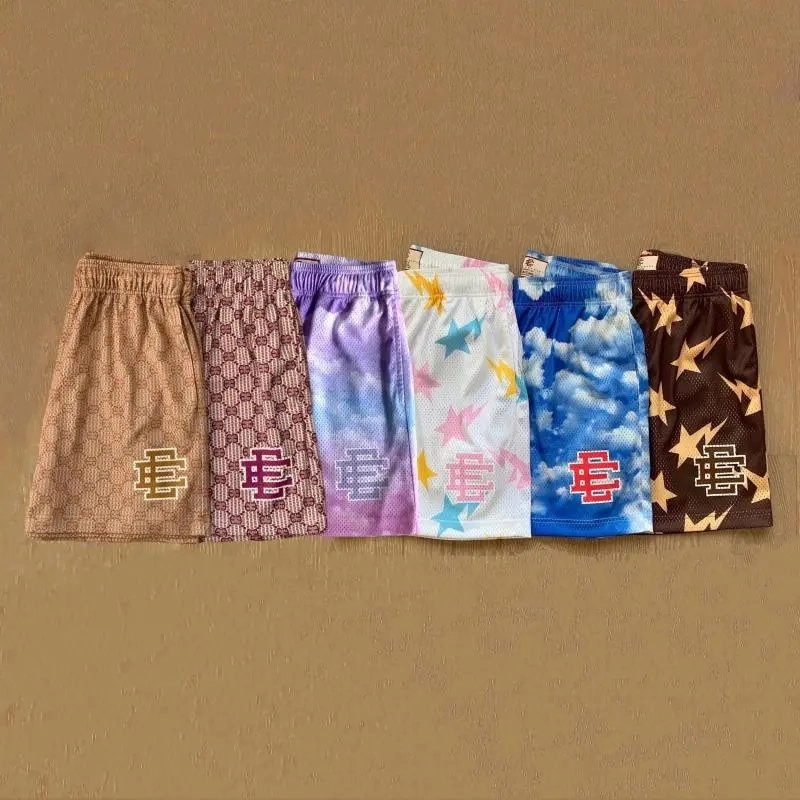 CLOT x Gucci Inspired Mesh Shorts - Multi Pattern Collection