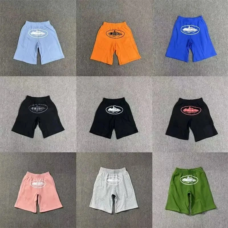 OceanView Logo Embroidered Shorts - Light Blue
