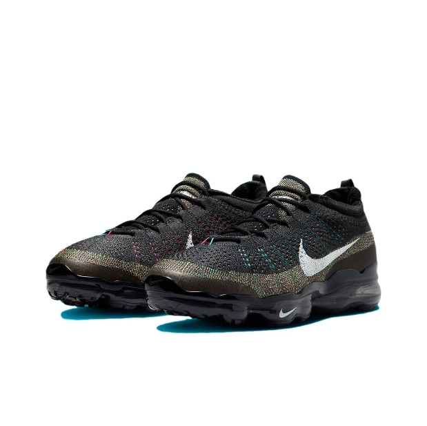Nike Air VaporMax Flyknit 3 Black Multicolor Knit Running Shoes