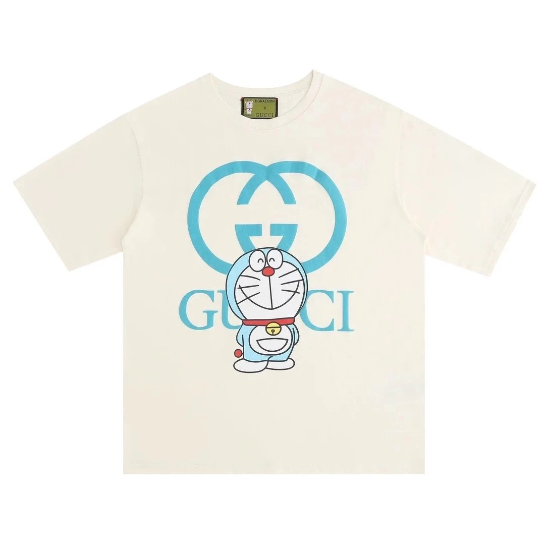 Gucci x Doraemon Collaborative Graphic T-Shirt - Cream