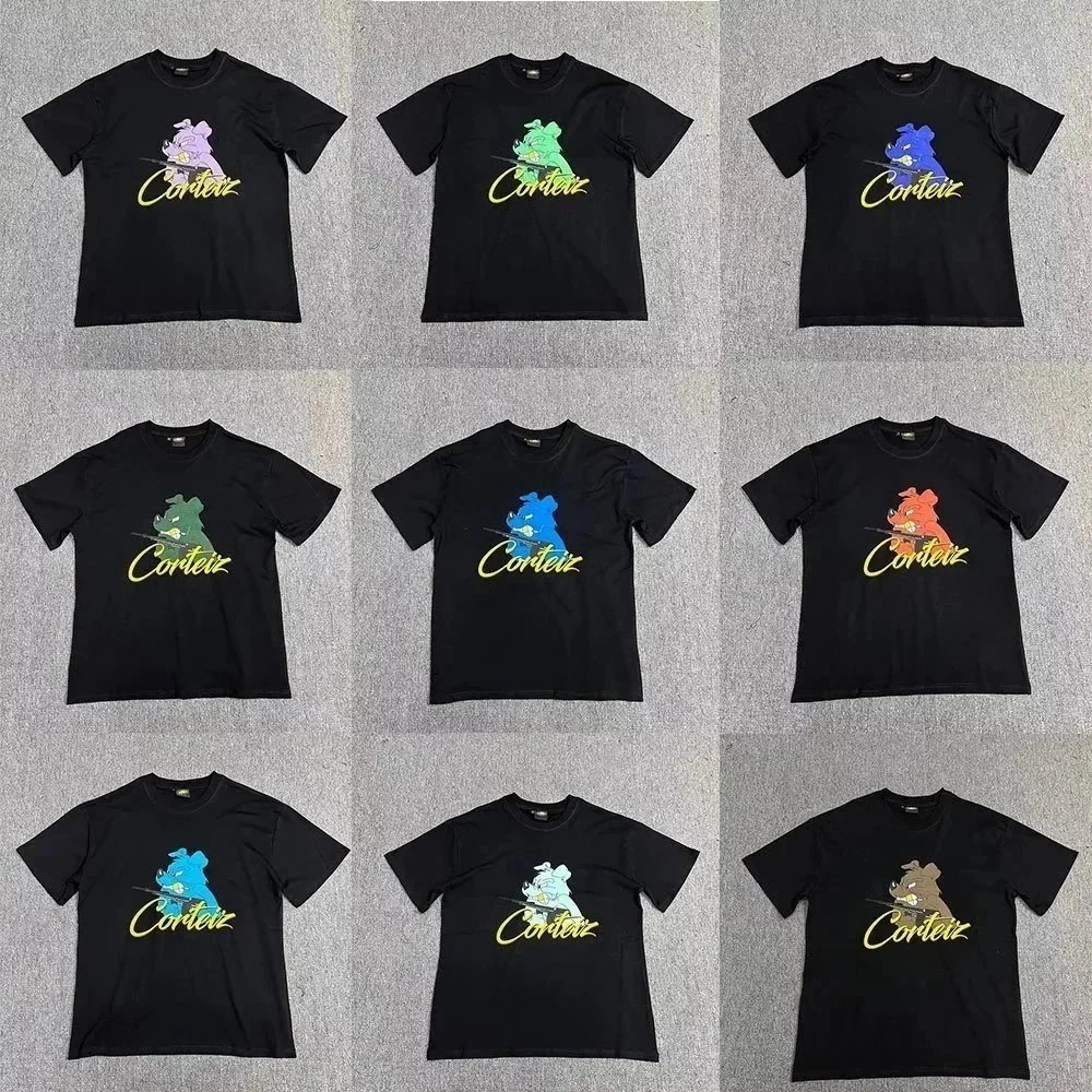 Corteiz Bear Graphic T-Shirt Collection - 9 Color Variants