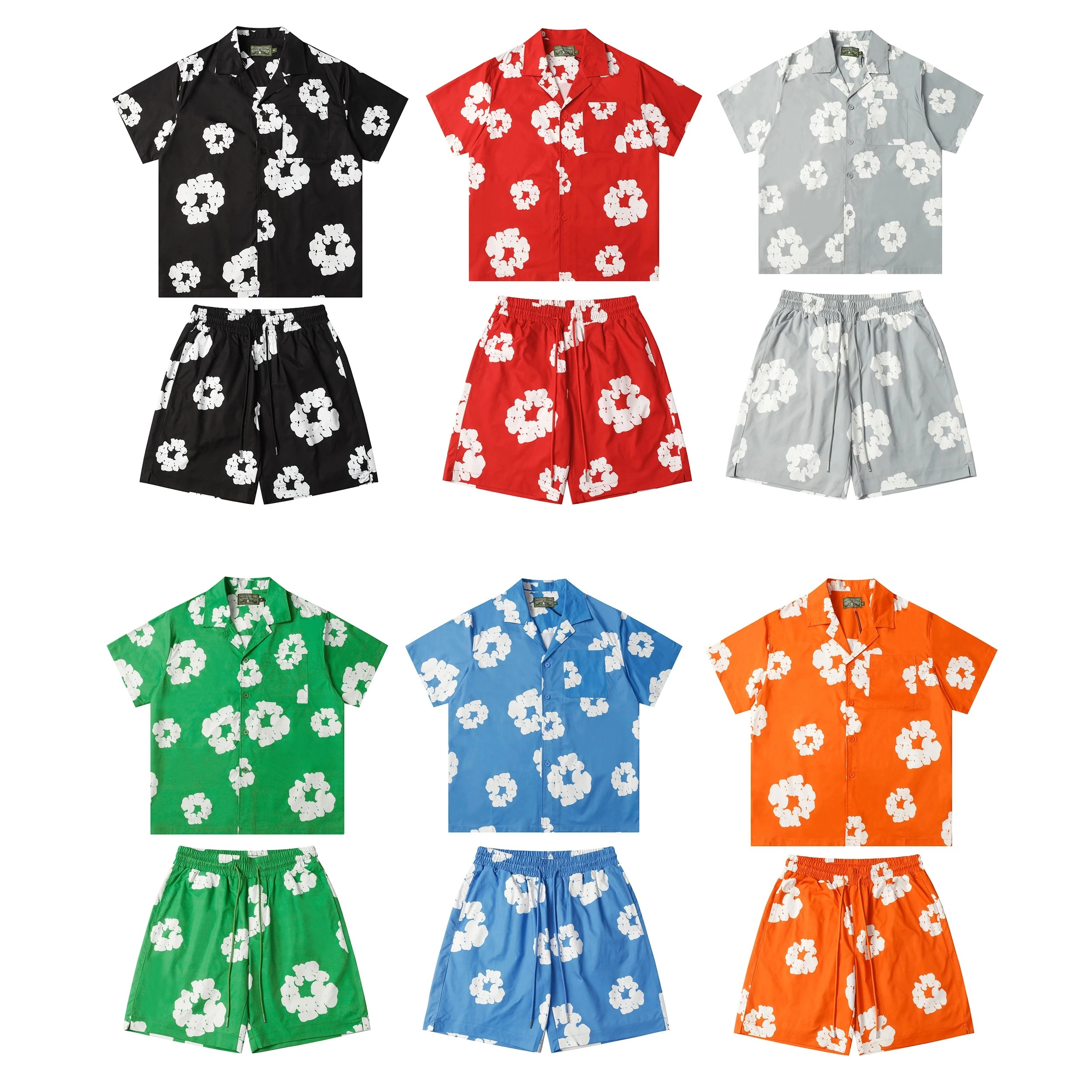 Polo Ralph Lauren Floral Print Short-Sleeve Shirt and Shorts Set