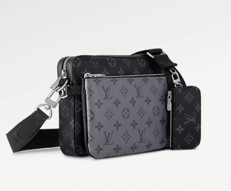 Louis Vuitton Monogram Eclipse Multi-Pocket Messenger Bag