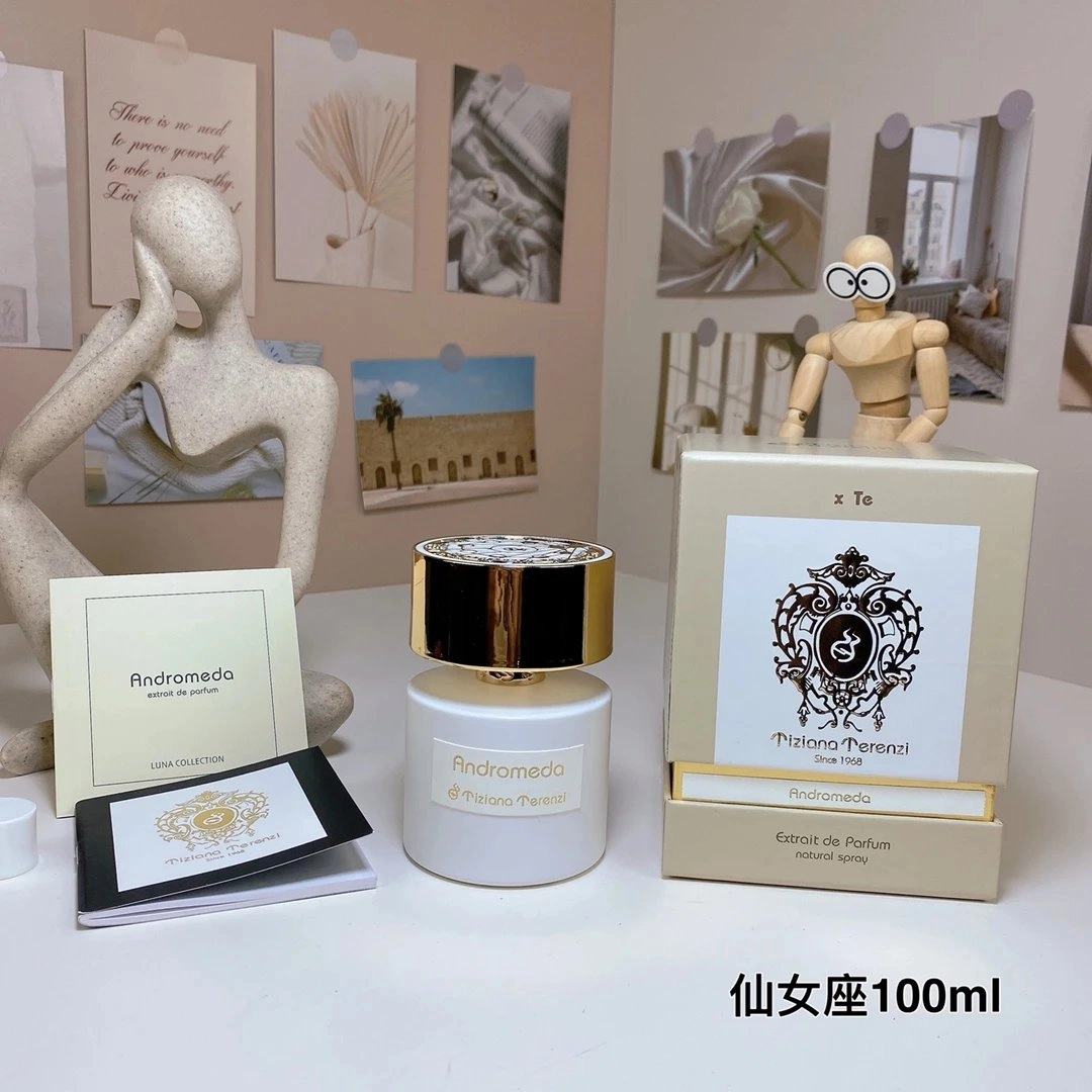 Tiziana Terenzi Andromeda Extrait de Parfum 100ml White Bottle Gold Cap