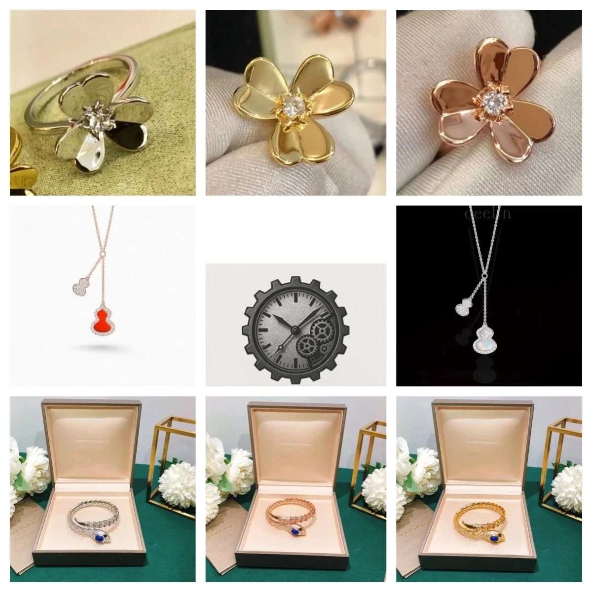 Van Cleef & Arpels Alhambra Four-Leaf Clover Ring Rose Gold Diamond