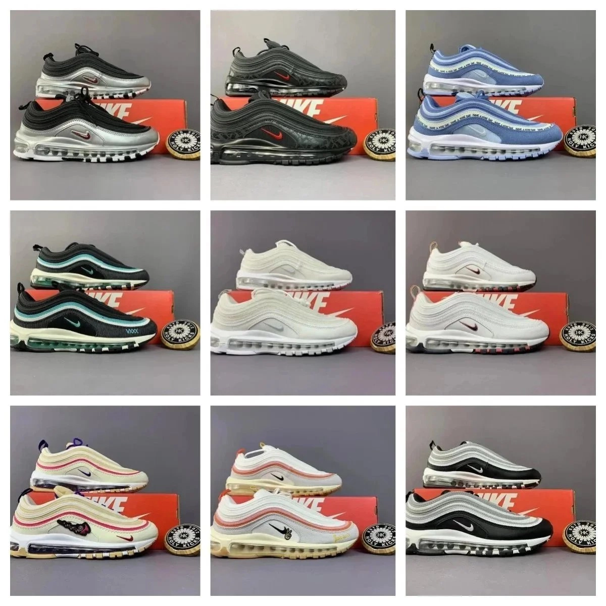 Nike Air Max 97 OG 'Silver Bullet' Metallic Silver Black