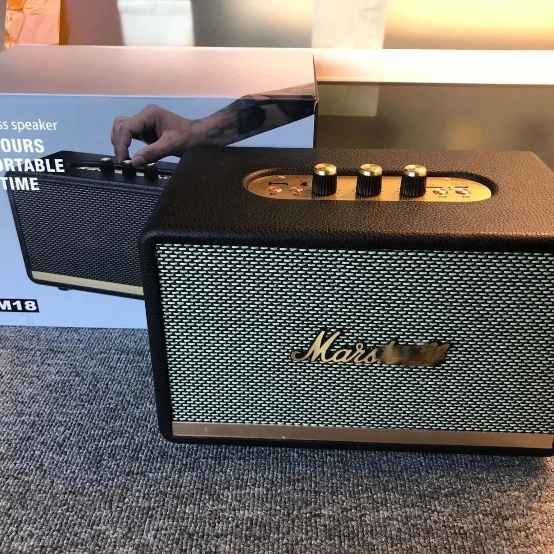 Marshall Stanmore II Bluetooth Speaker - Black Leather