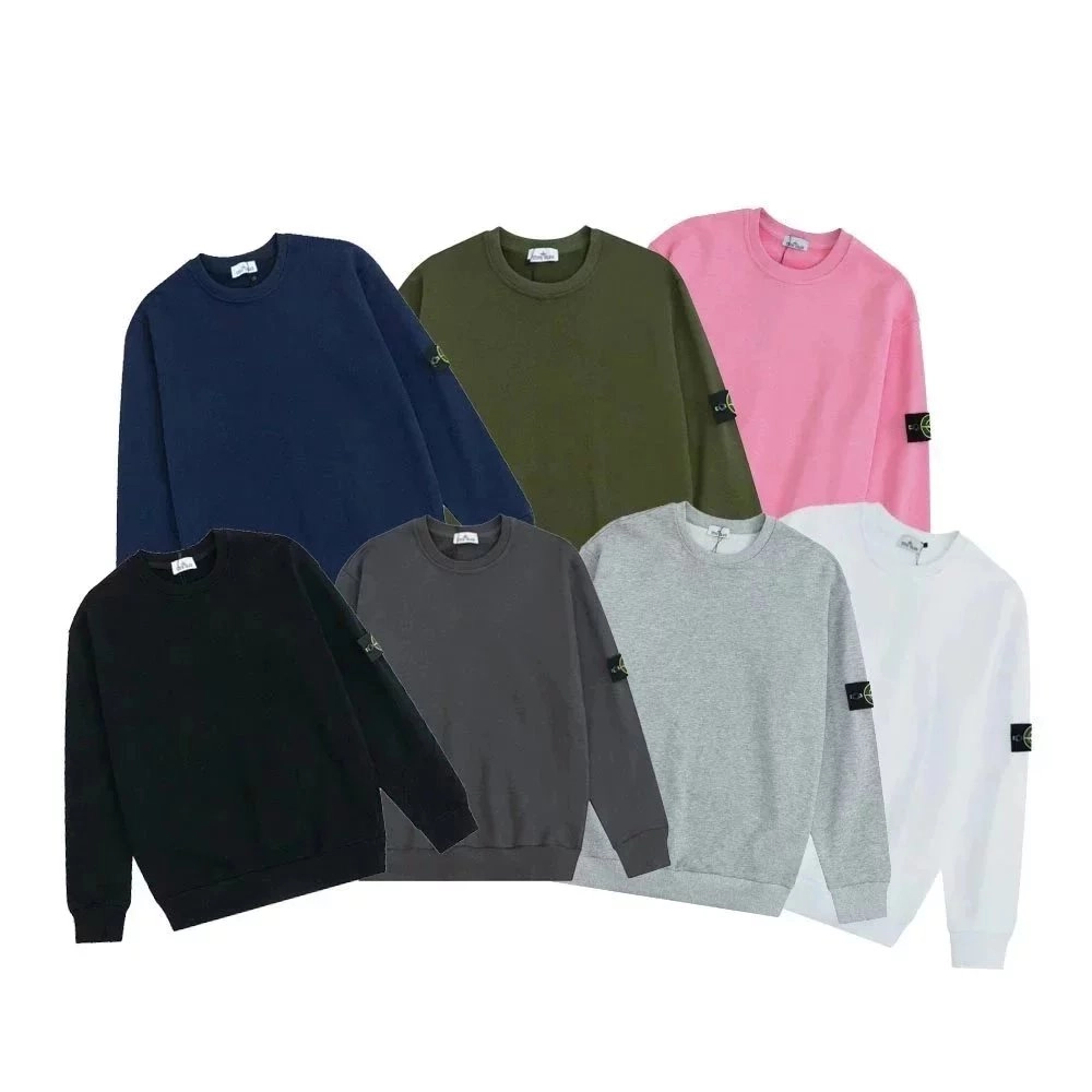 Stone Island Crewneck Sweatshirt with Compass Patch