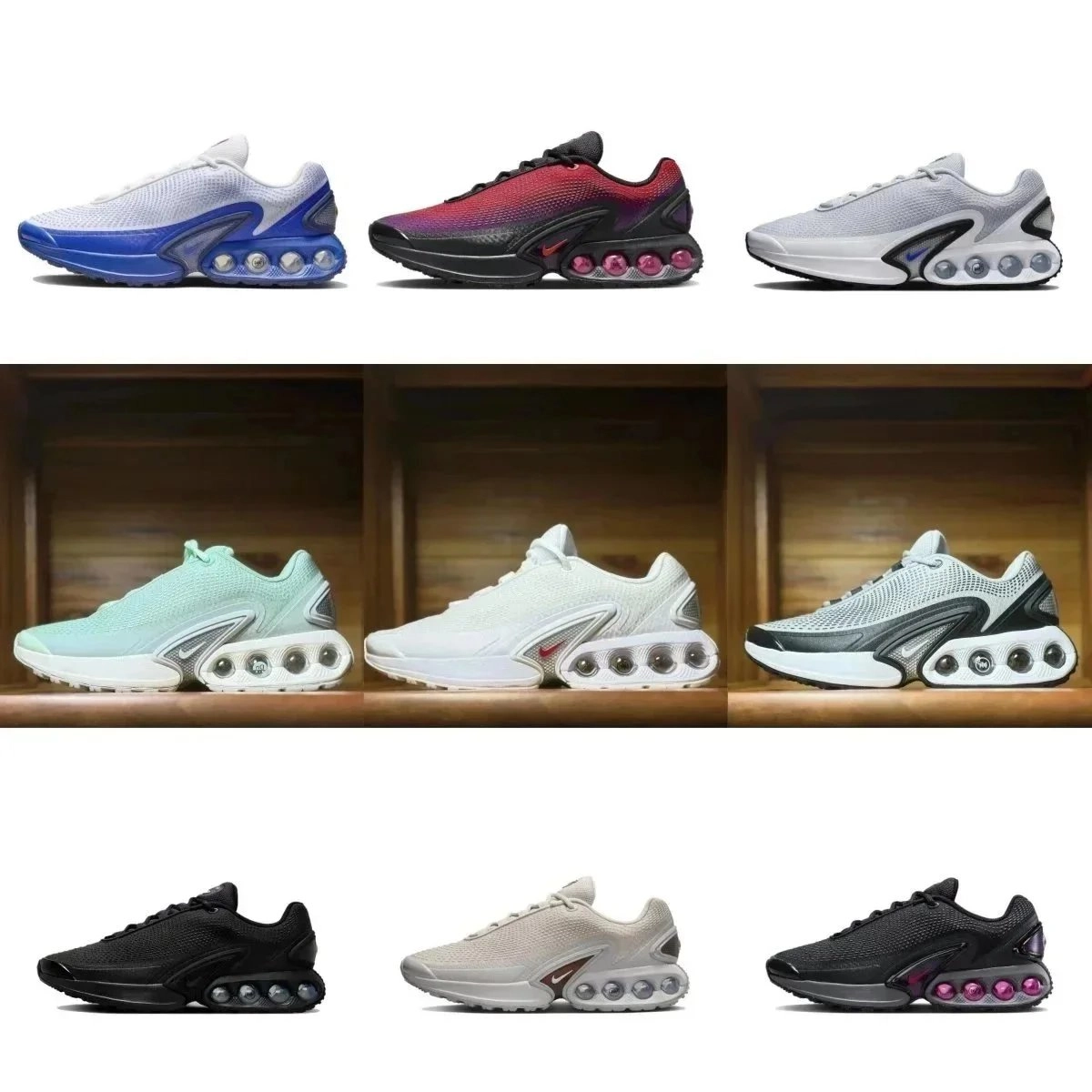 Nike Air Max Pulse Gradient Red Black Running Shoes