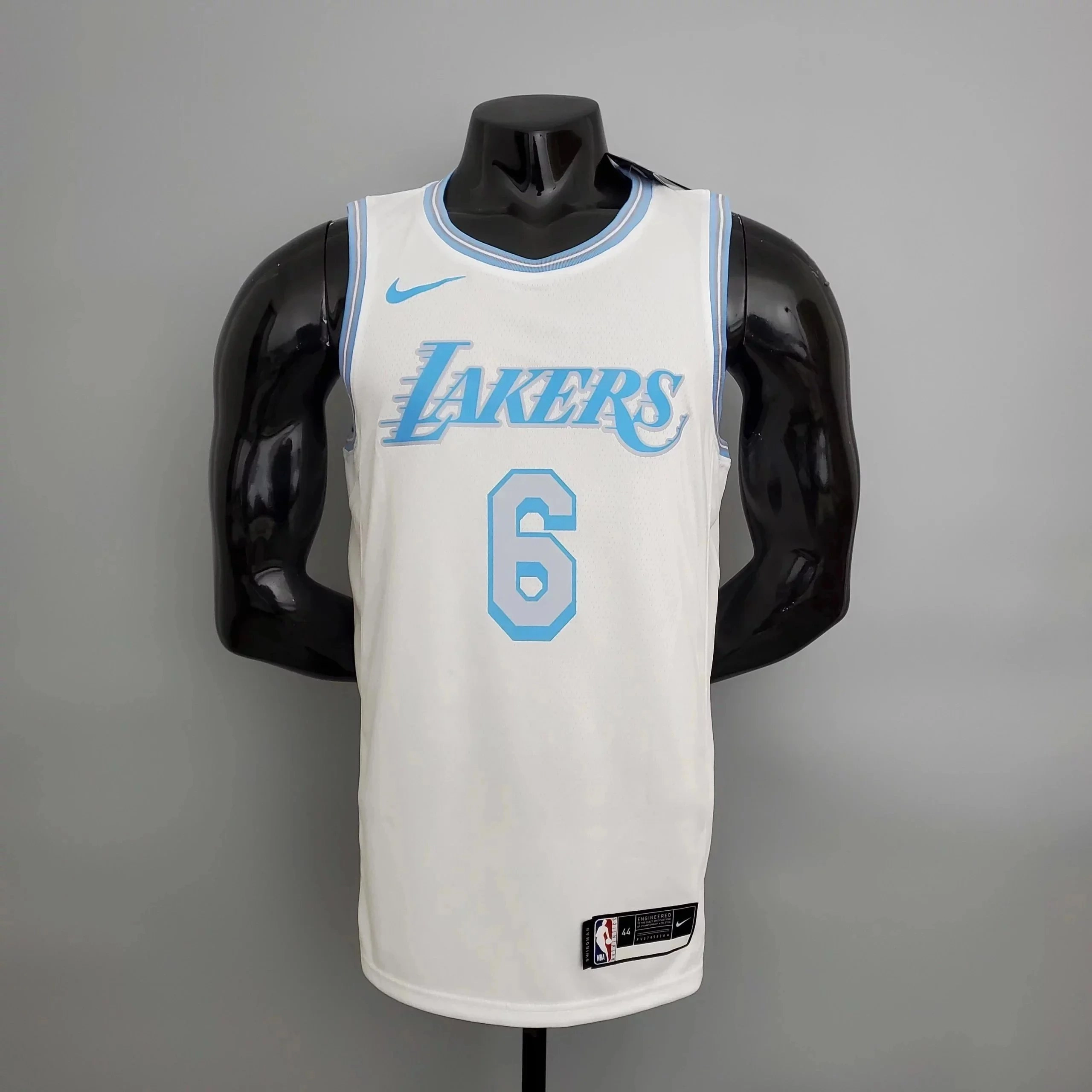 Nike Lakers City Edition Swingman Jersey - White with Light Blue