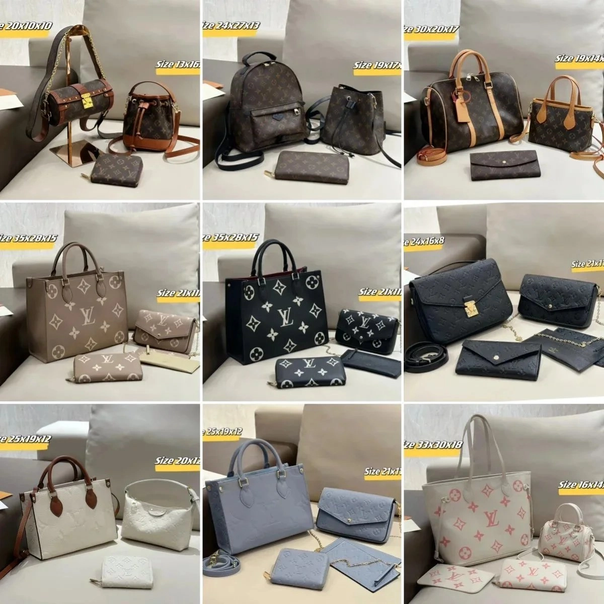 Louis Vuitton Onthego Tote Bag Monogram Eclipse Black