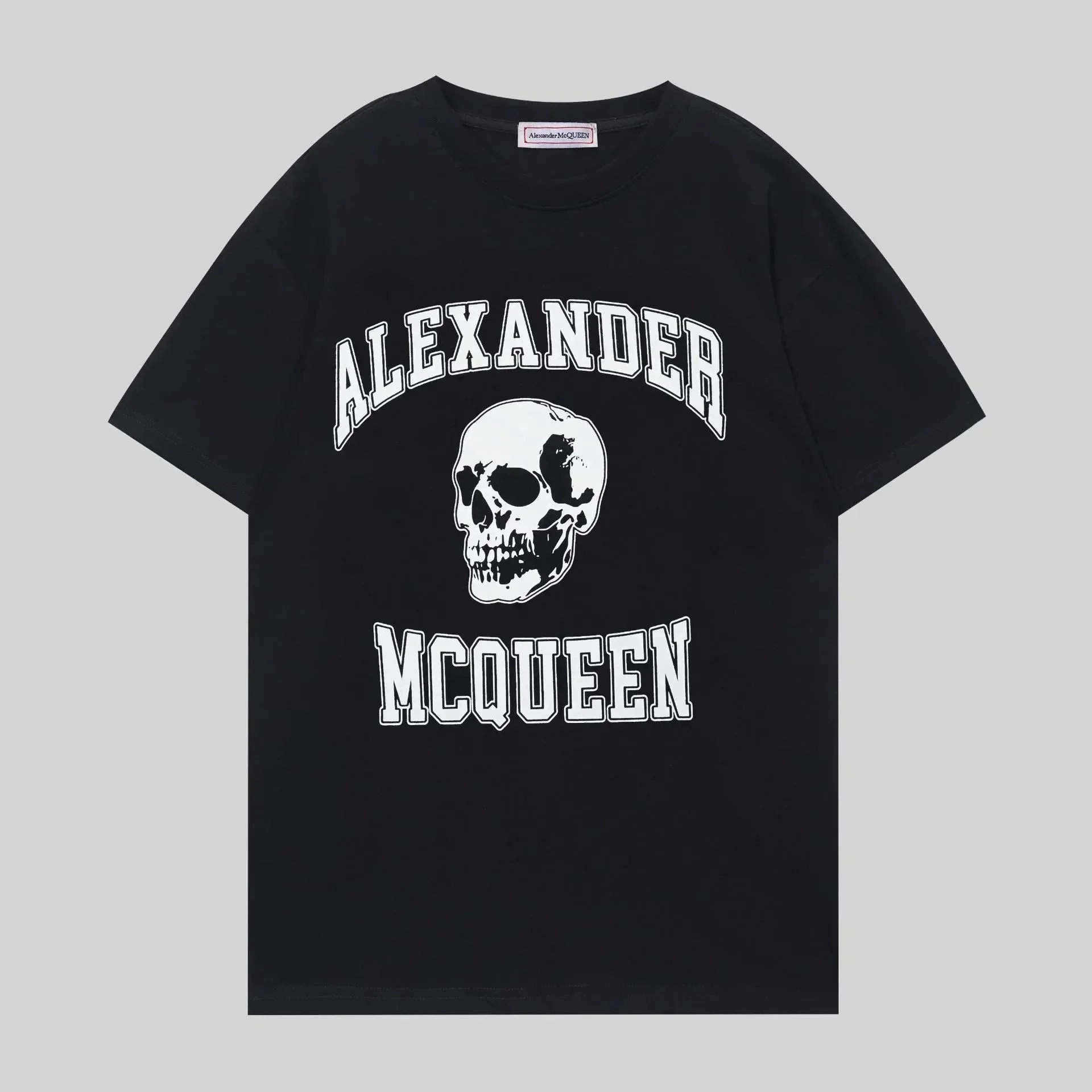 Alexander McQueen Skull Arch Logo Black T-Shirt