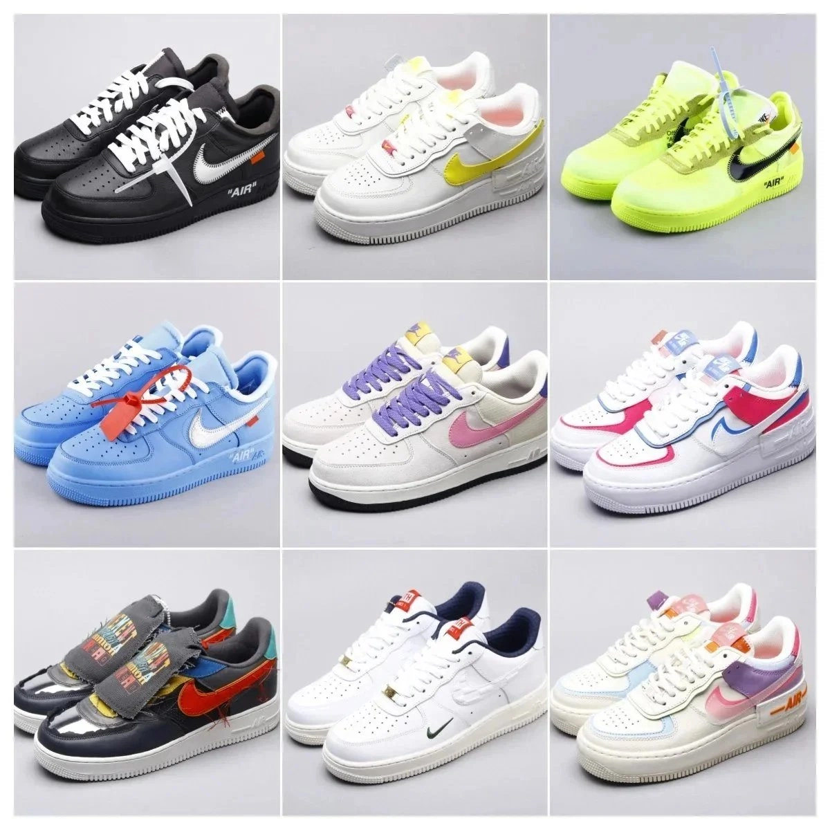 Nike Air Force 1 Off-White Black White Industrial Design