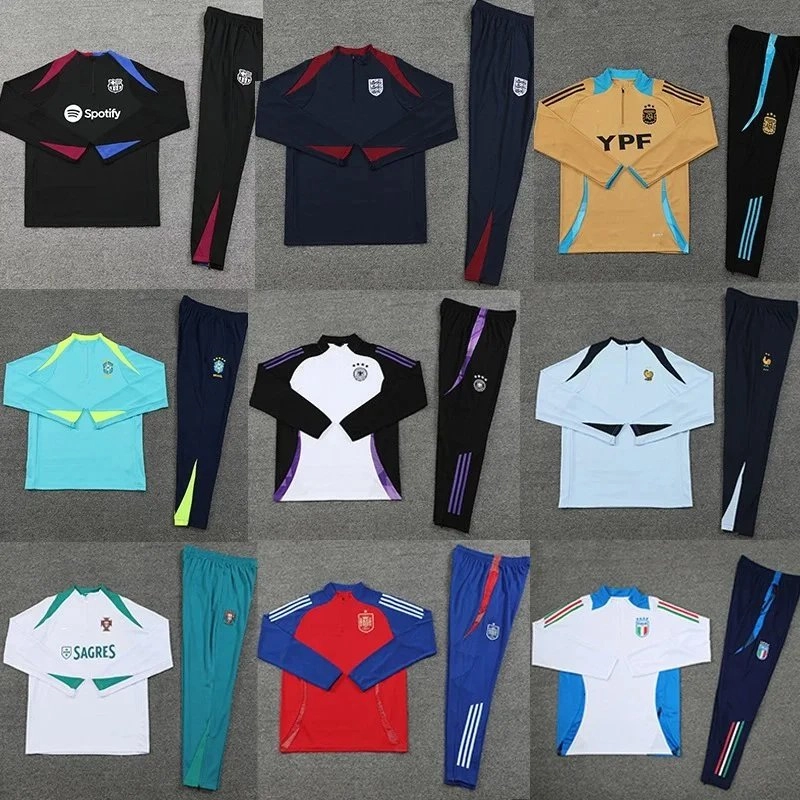 Adidas National Team Training Set - Spotify Black Red Blue