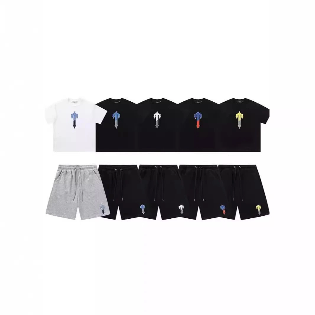 Trevor James Arrow Logo T-Shirt and Shorts Set - Multi-Color