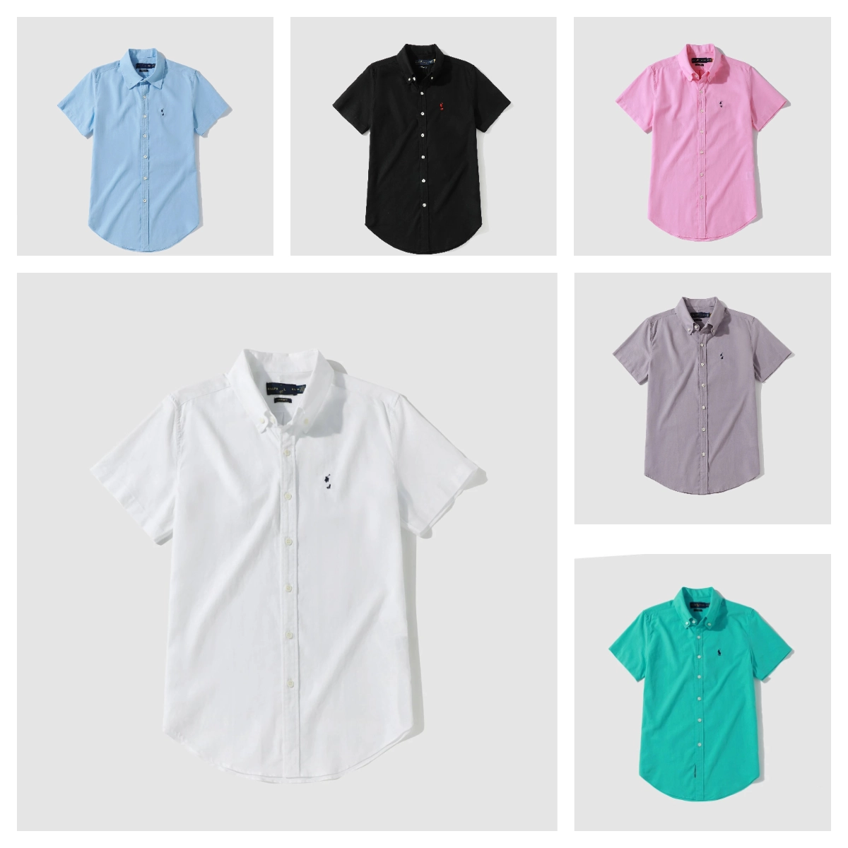 Polo Ralph Lauren Classic Fit Oxford Short Sleeve Shirt - White