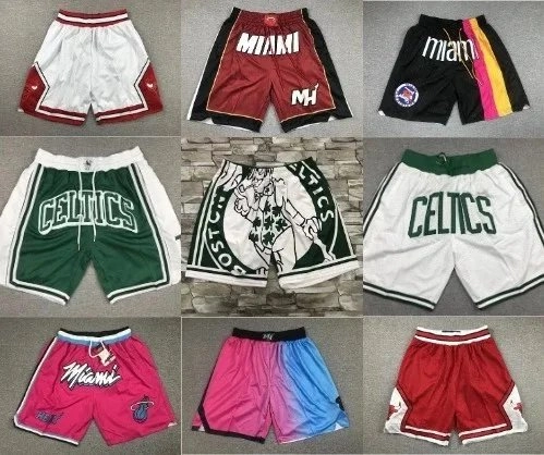 Mitchell & Ness Boston Celtics Green White Mesh Shorts