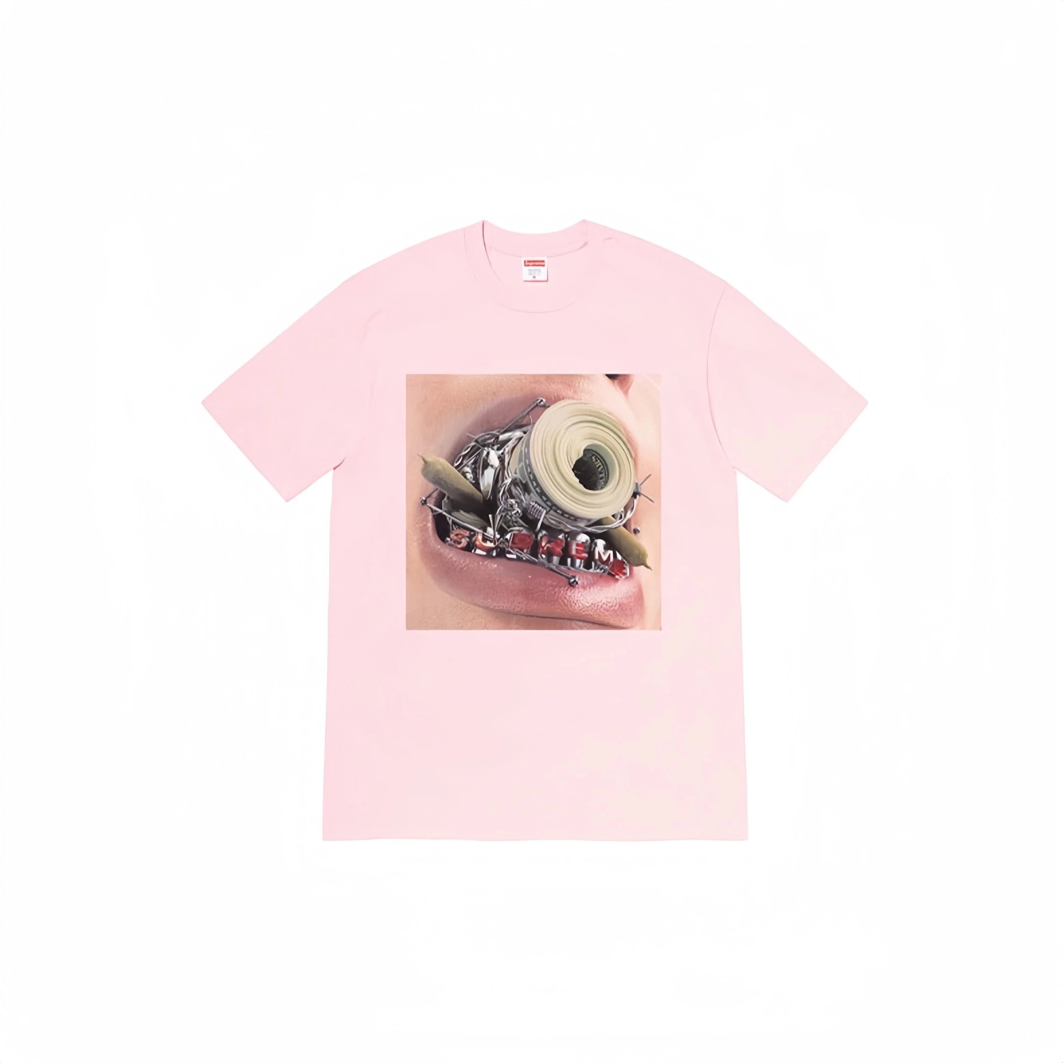 Supreme Mouth Graphic Tee - Pink