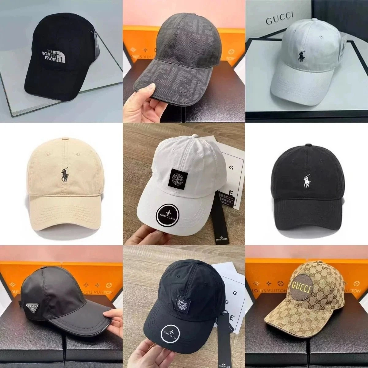 The North Face Black Logo Embroidered Baseball Cap