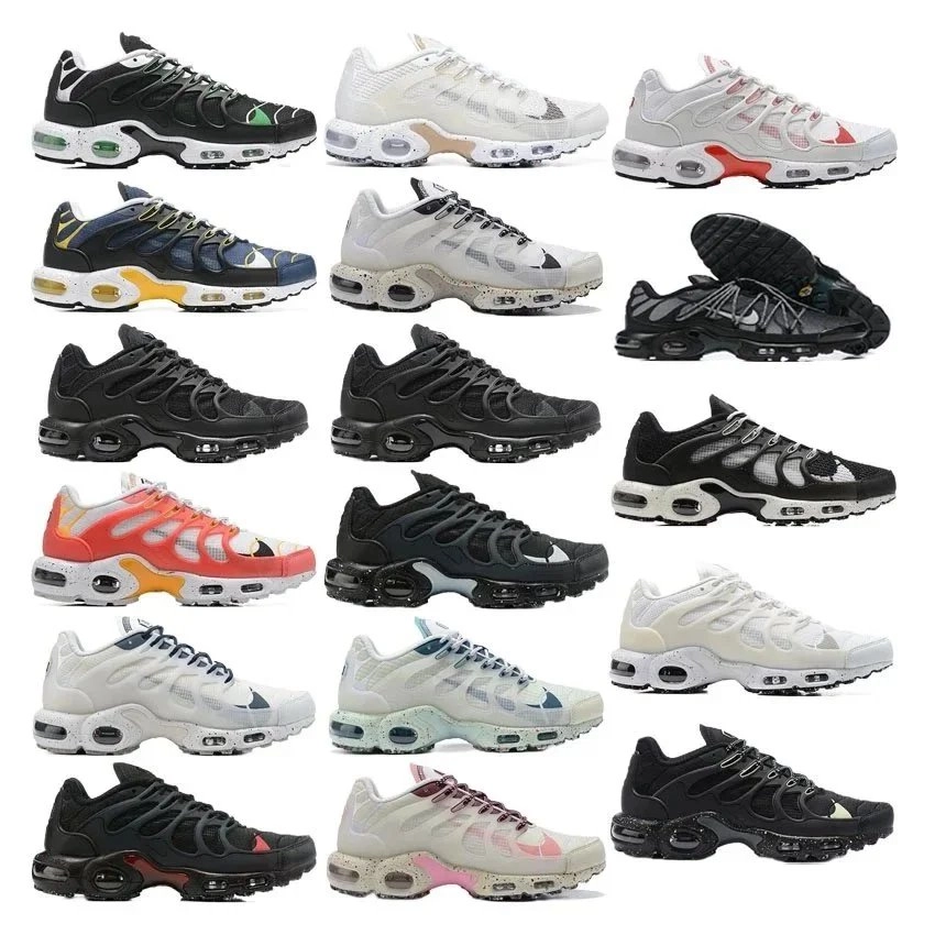 Nike Air Max Plus TN Ultra Black Mesh with Visible Air Units