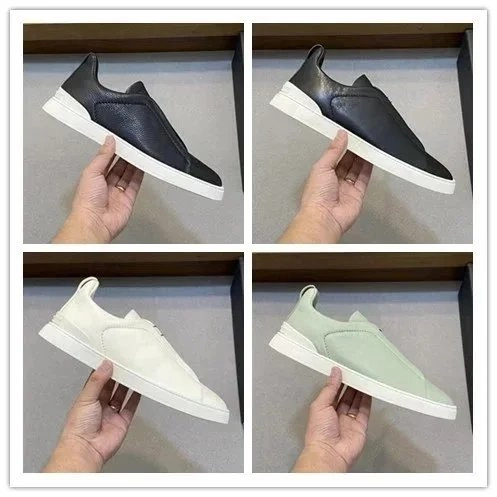 Prada Re-Nylon Slip-On Sneaker in Black White Mint