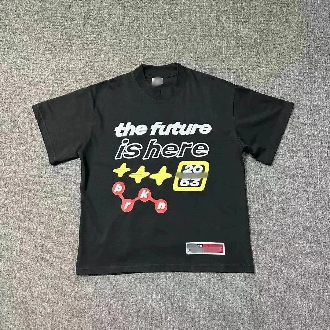 Brkn The Future Is Here Graphic T-Shirt Black