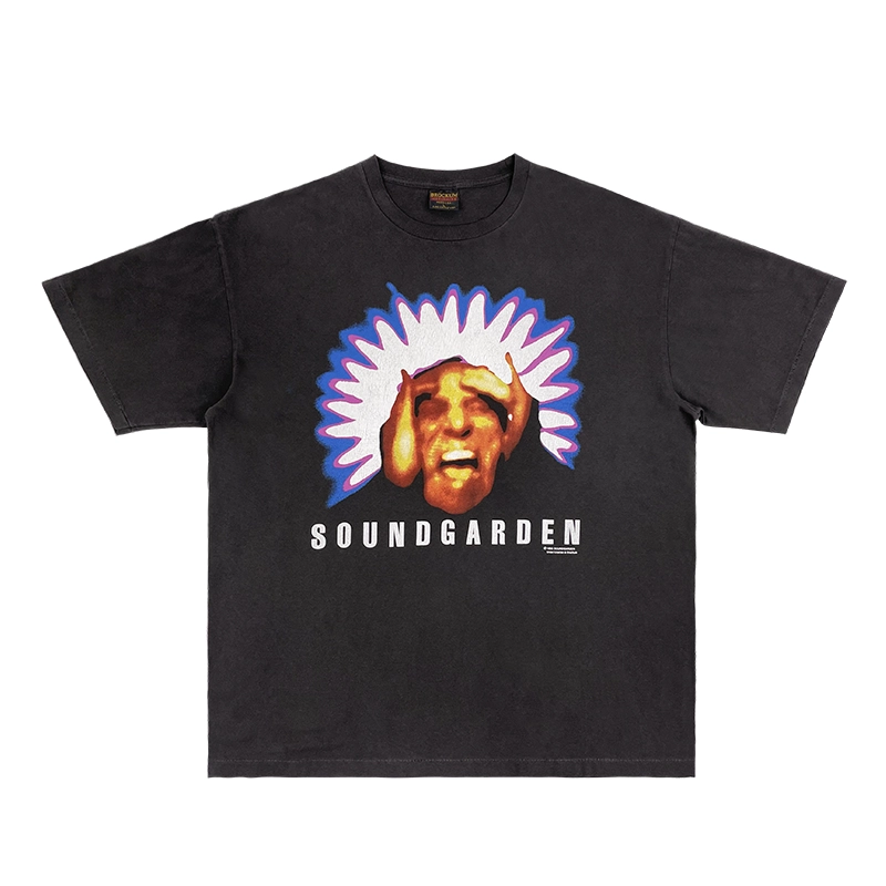 Soundgarden Band T-Shirt Black with Iconic 'Superunknown' Graphic