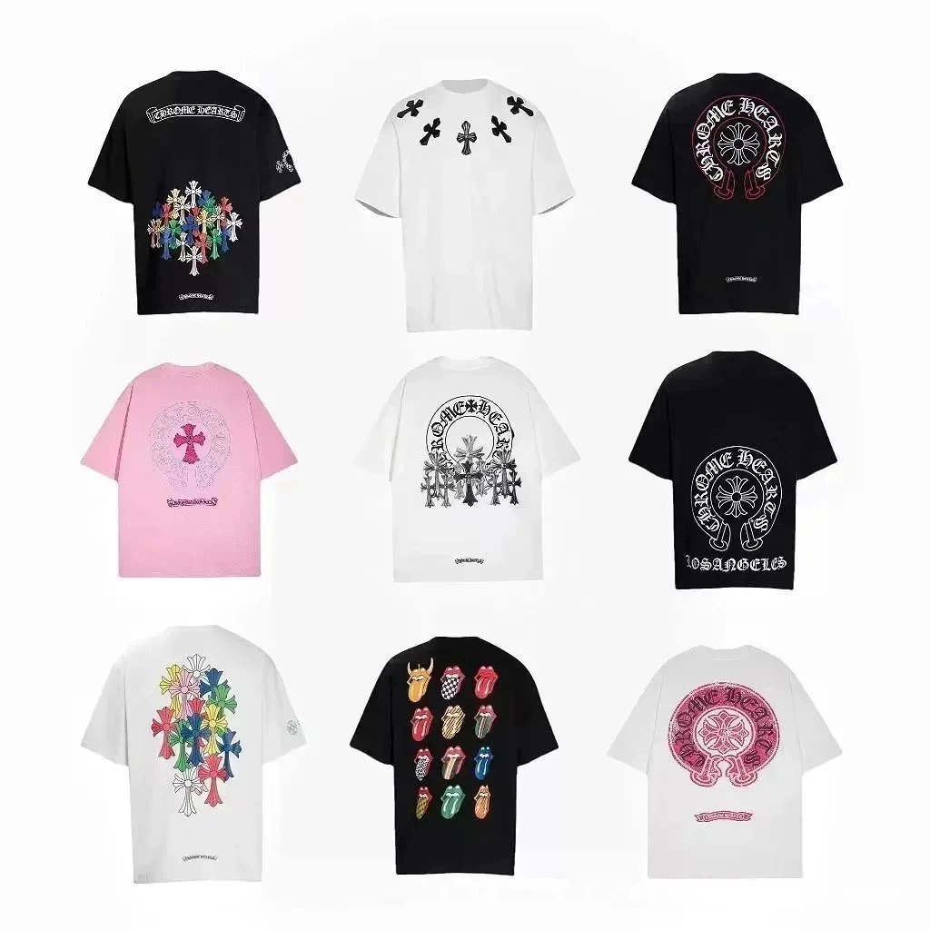 Chrome Hearts Cross Motif Oversized T-Shirt Black Multicolor