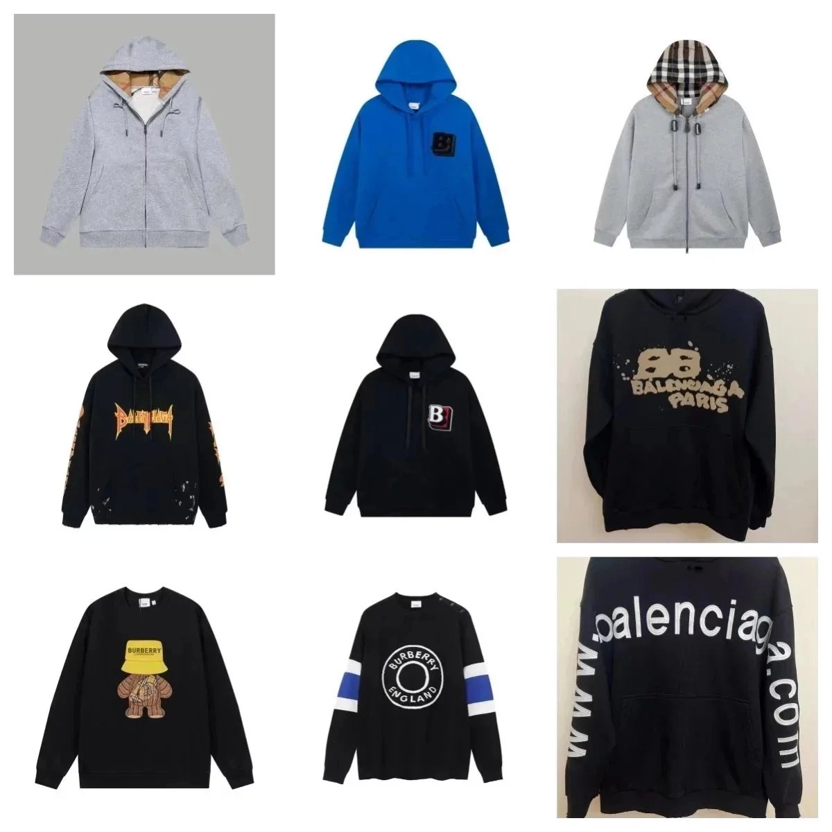 Balenciaga Black Hoodie with 88 Logo and Splatter Print