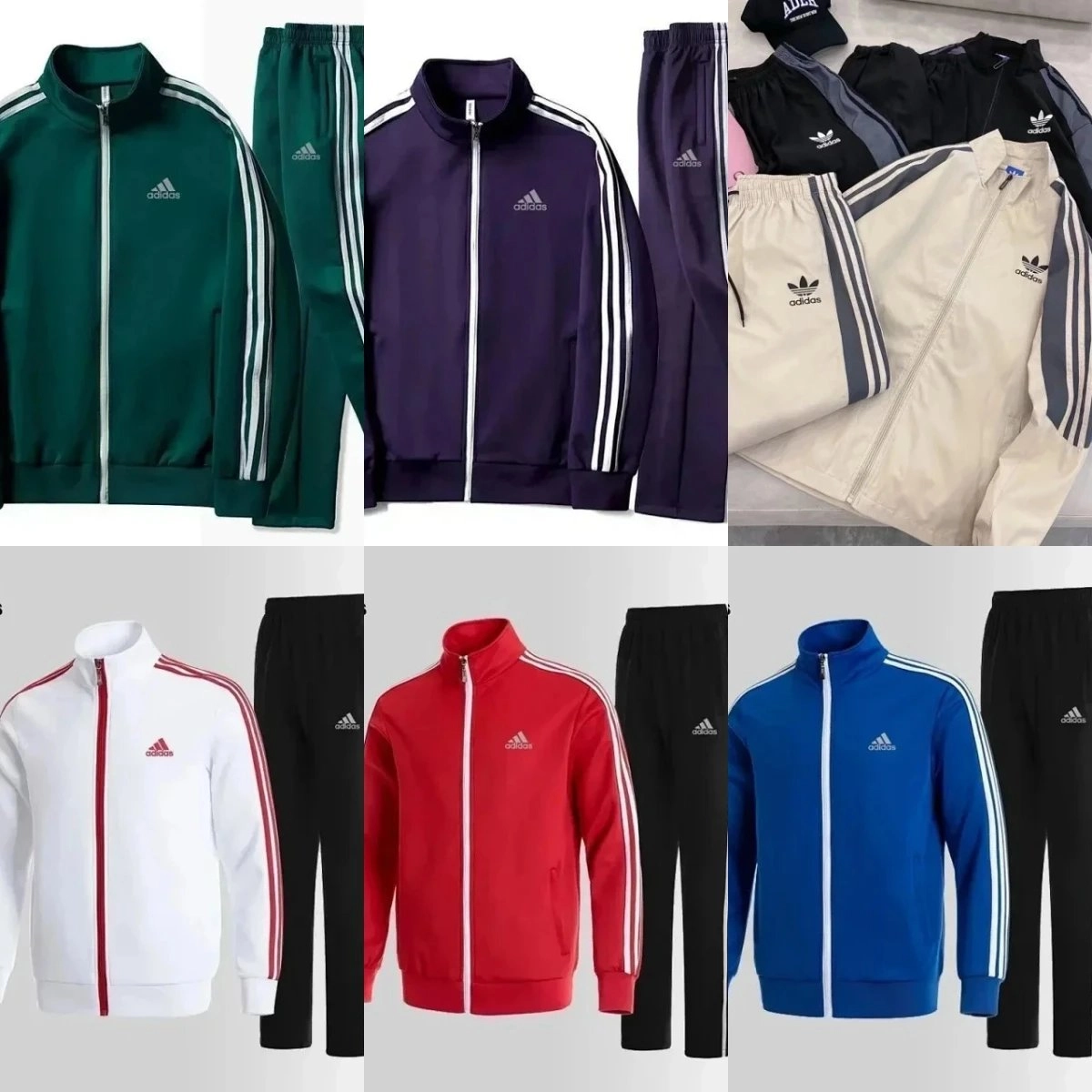Adidas Originals Superstar Track Jacket and Pants Set - Green