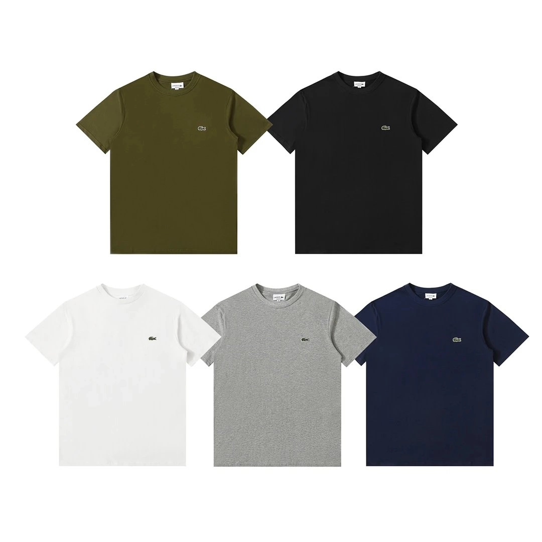 Lacoste Classic Crew Neck T-Shirt with Small Crocodile Logo