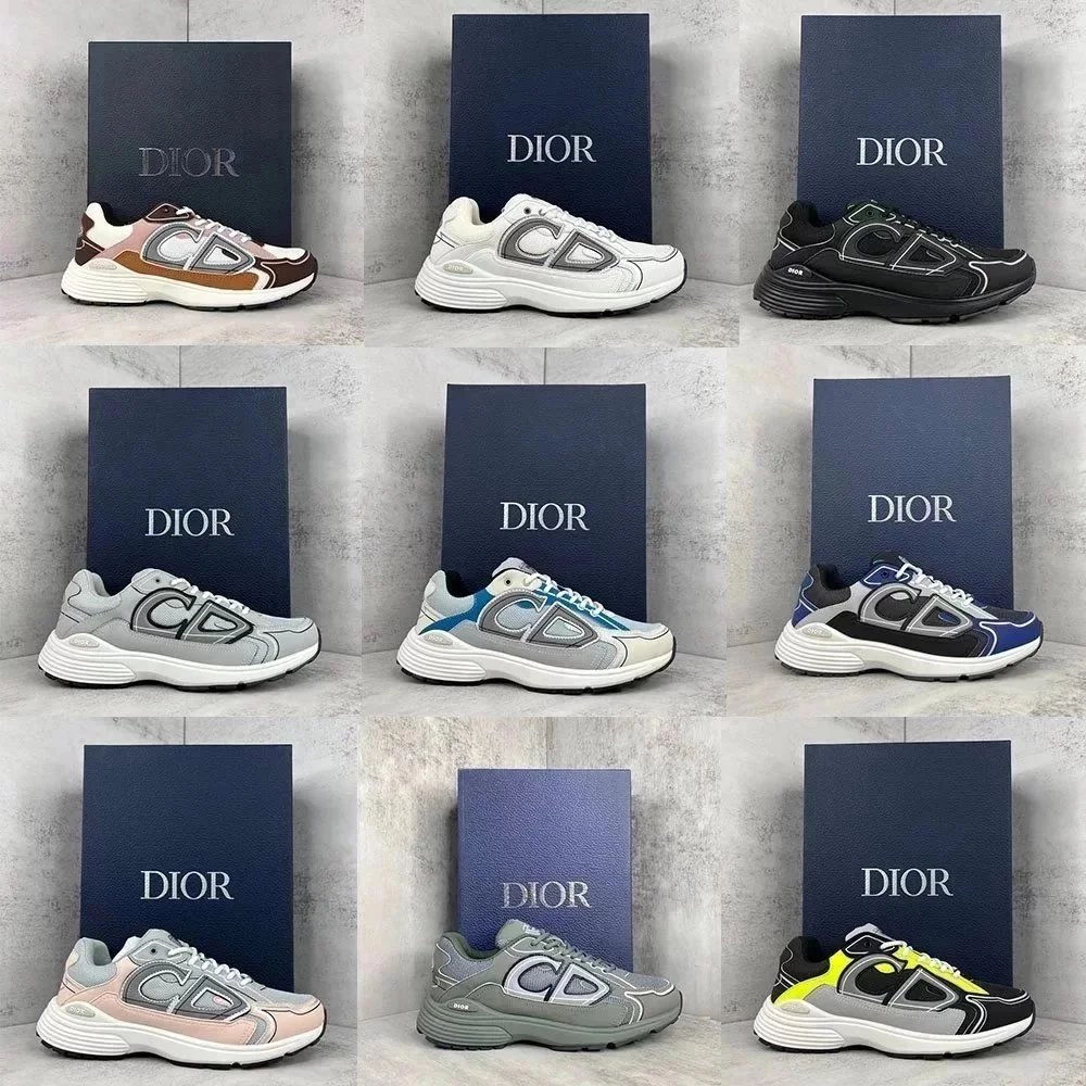 Dior B23 Low-Top Sneaker with CD Logo - Multicolor