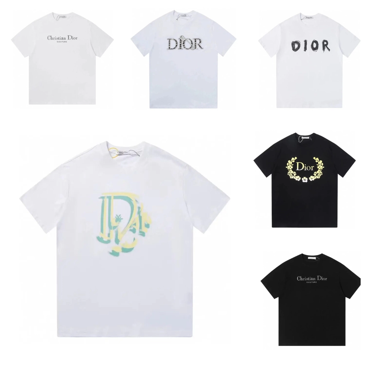 Dior Christian Dior Couture Graphic Logo T-Shirt White