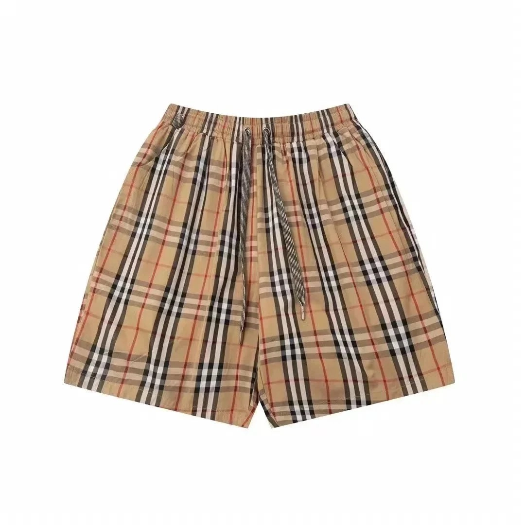 Burberry Classic Vintage Check Drawstring Shorts Beige