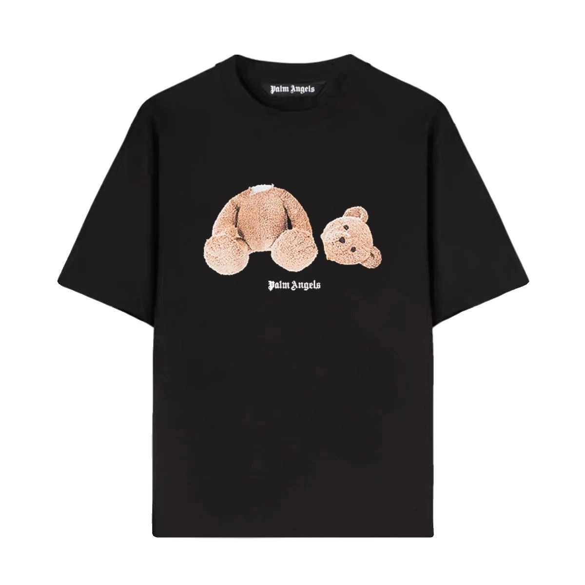 Palm Angels Black Teddy Bear Graphic T-Shirt