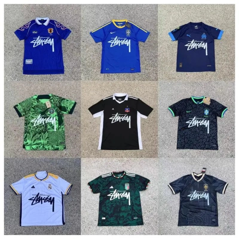 Stussy x National Team Soccer Jersey Collection - Multi-Color