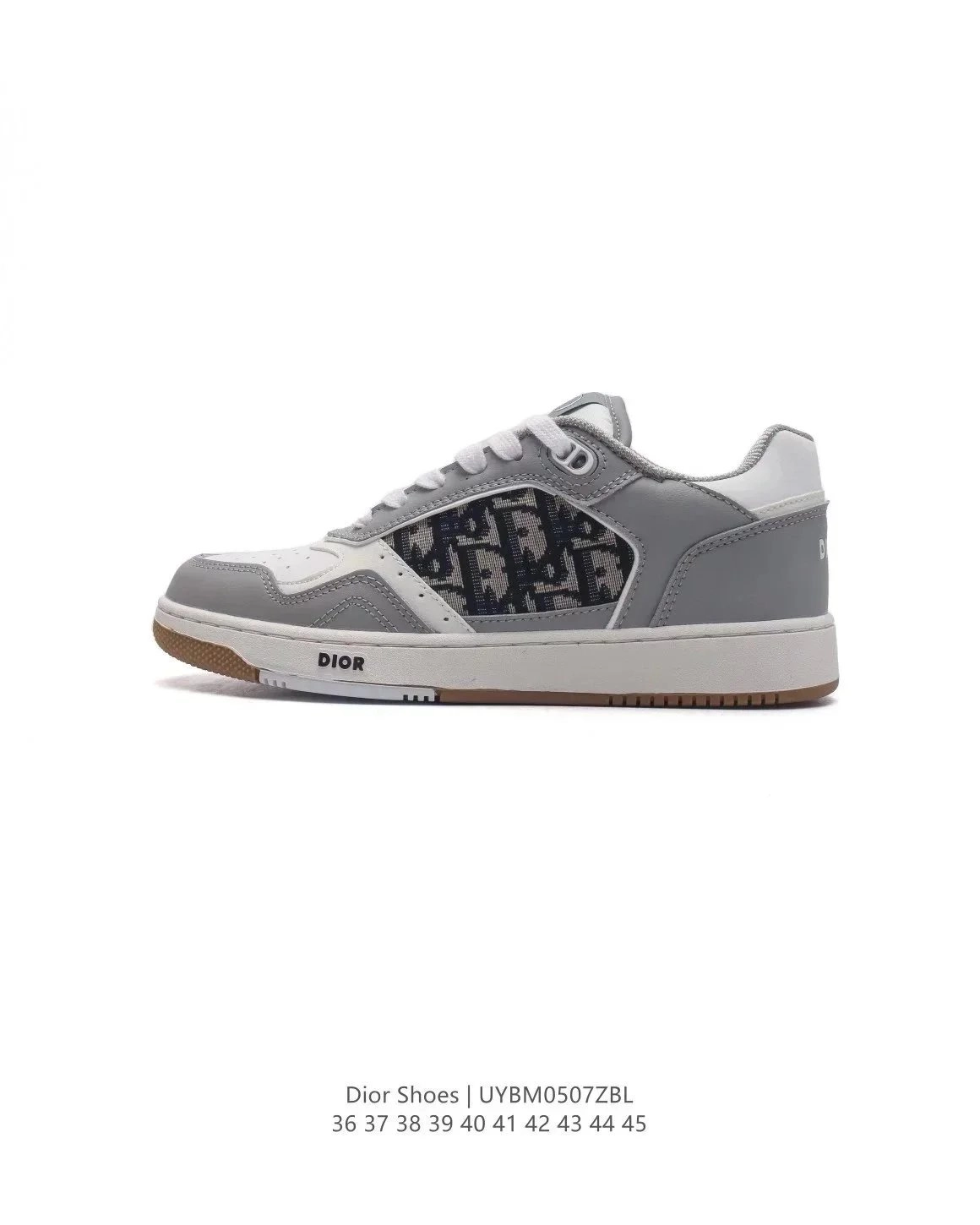 Dior B23 Low-Top Sneaker Gray Oblique Print