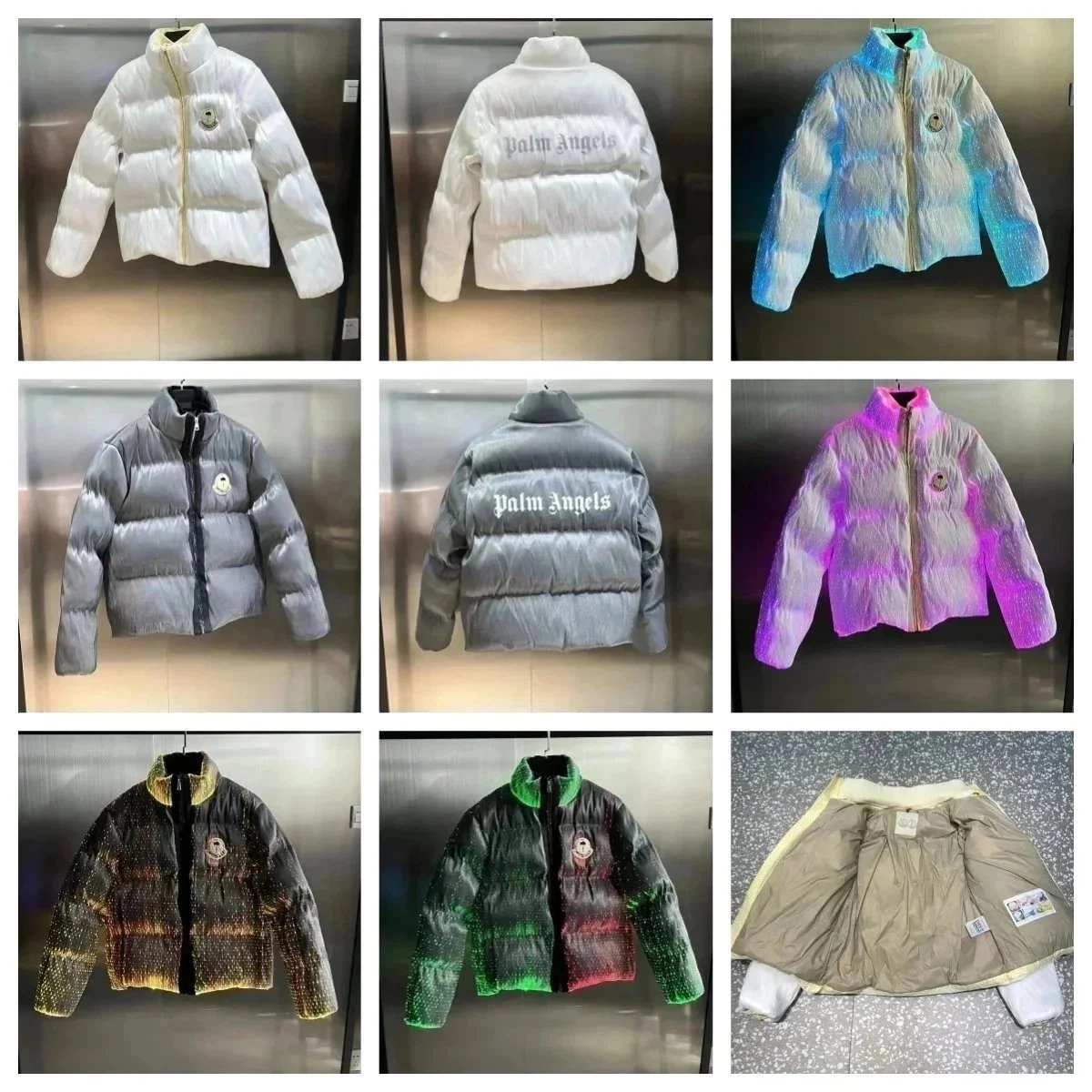 Moncler Palm Angels Collaboration Puffer Jacket - Iridescent Glow